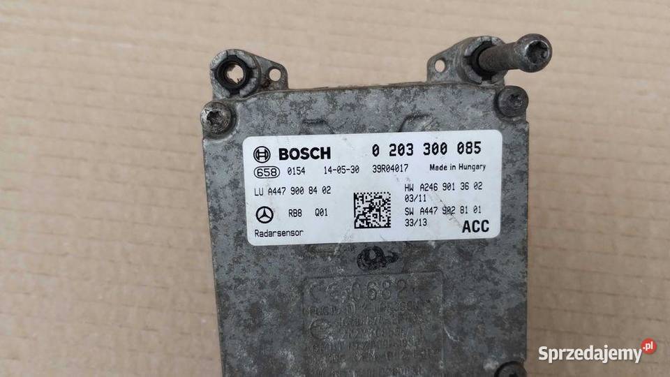 Radar Sensor ACC Czujnik Distronic Mercedes Vito Układ elektryczny, zapłon