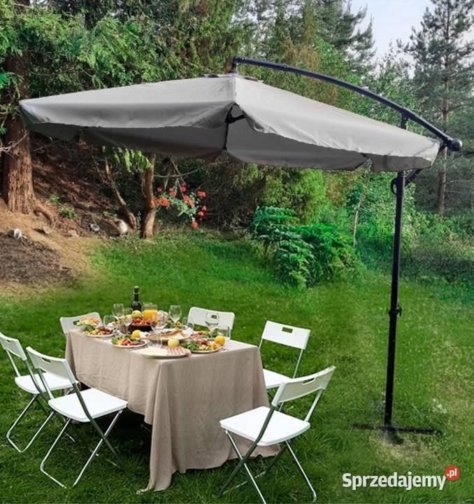 Parasol Ogrodowy Z Wysiegnikiem Skladany 350 Konin