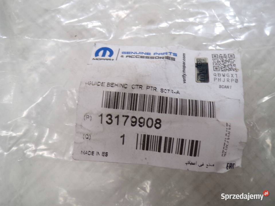 OPEL CORSA D ŚLIZG ZDERZAKA TYŁ 13179908 NOWY osobowe