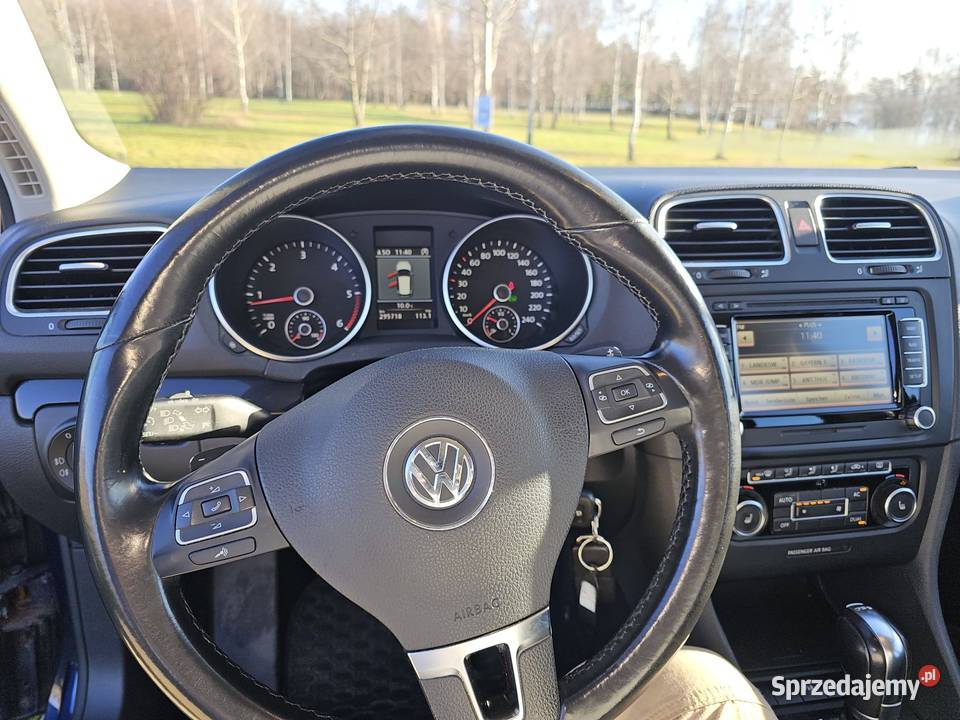 VW Golf VI Variant 16 TDI DSG Skóra Kamera LED Borzygniew