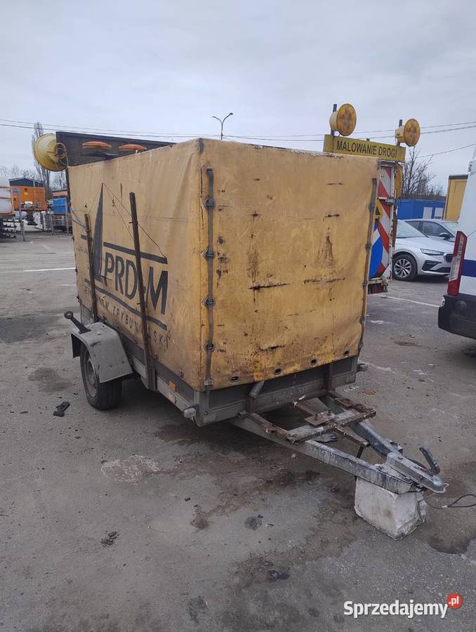 Przyczepka samochodowa remork łódzkie Longinówka