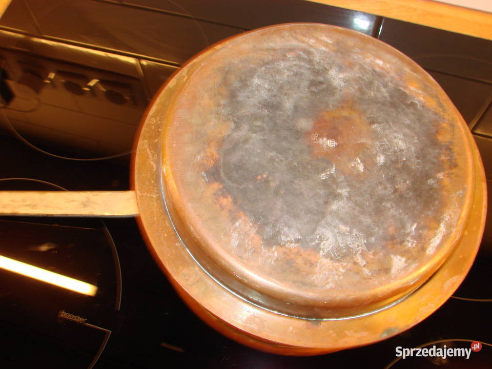 Skultuna stary miedziany rondel Pozostałe Pruszcz Gdański