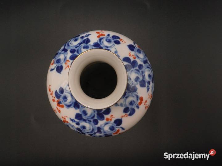 Porcelanowy wazon UNTER WEISS BACH wielkopolskie Raszków