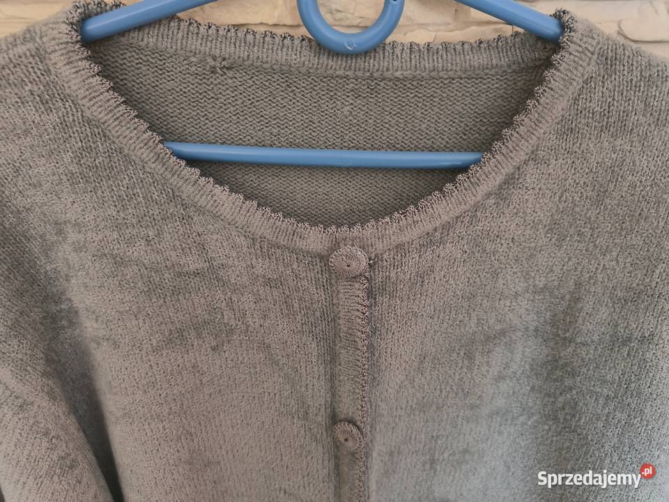 Sweter szary z haftem pomorskie Gdańsk