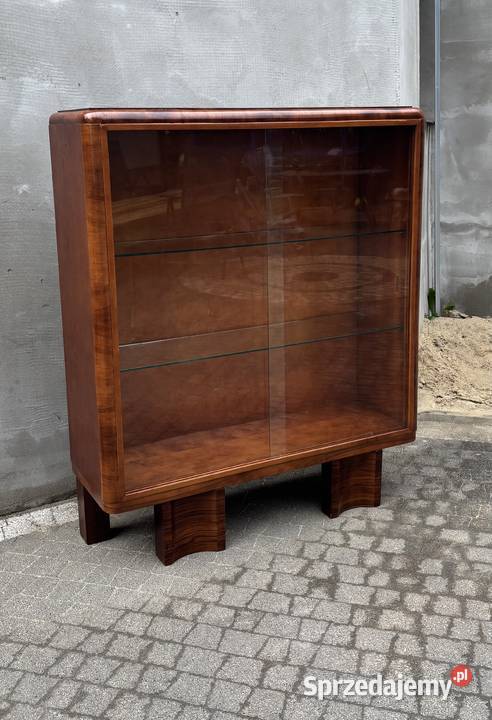 Witryna Orzech ART DECO Antyk Renowacji Idealna mazowieckie Warszawa