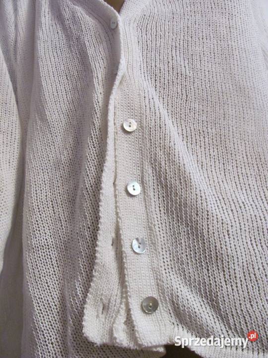narzutka sweterek biały rozpinany KappAhl 4850 Zamość