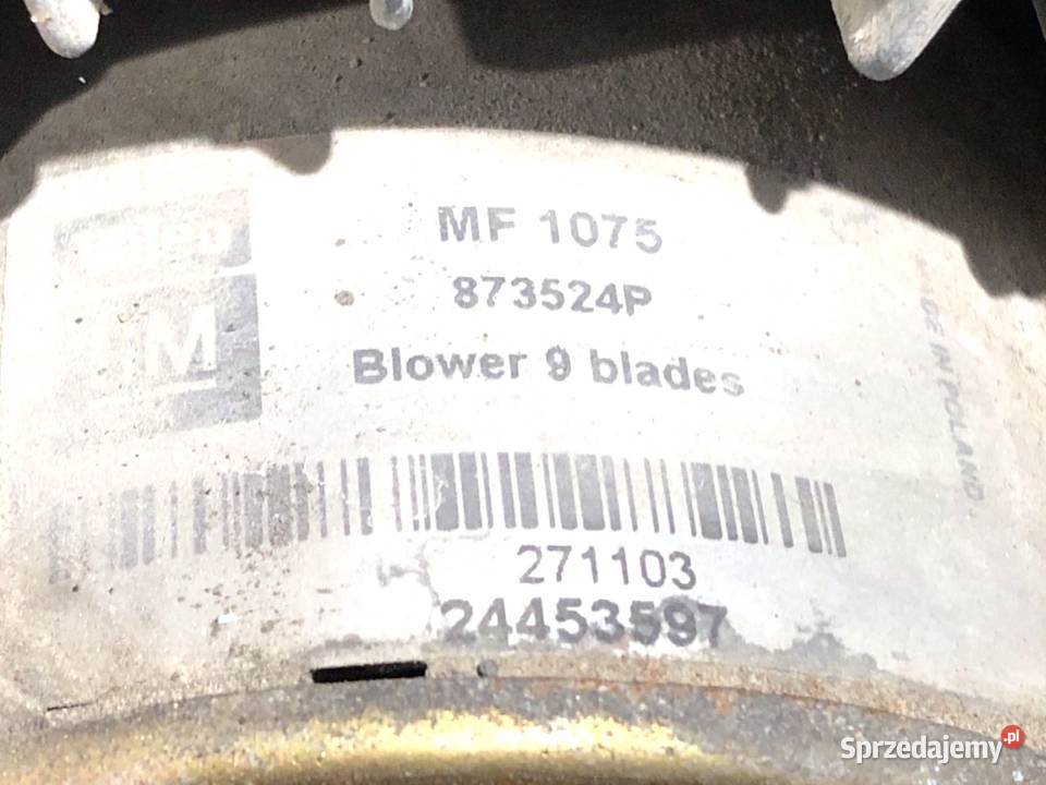 WENTYLATOR CHŁODNICY OPEL SIGNUM 30 177 24453597 osobowe podkarpackie