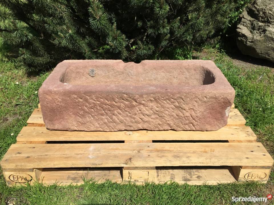 PIĘKNE STARE KORYTO KAMIENNE Z PIASKOWCA POIDŁO Bielawa sprzedam