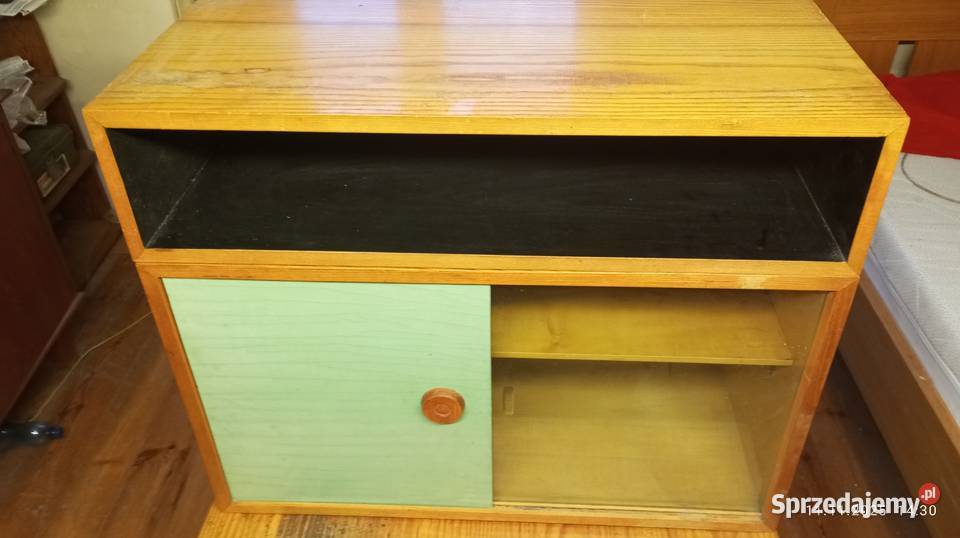 Regał lata 60 XX w Rajmund Teofil Hałas typ 1329 Warszawa