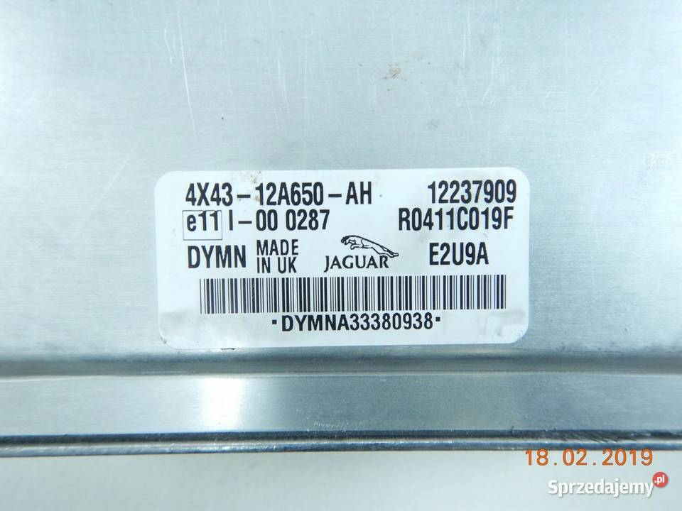 ECU KOMPUTER SILNIKA JAGUAR XTYPE Z ASO osobowe