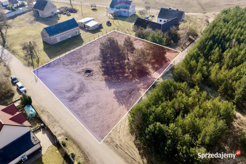 Działka lesie z warunkami zabudowy Leśniów Mały sprzedam