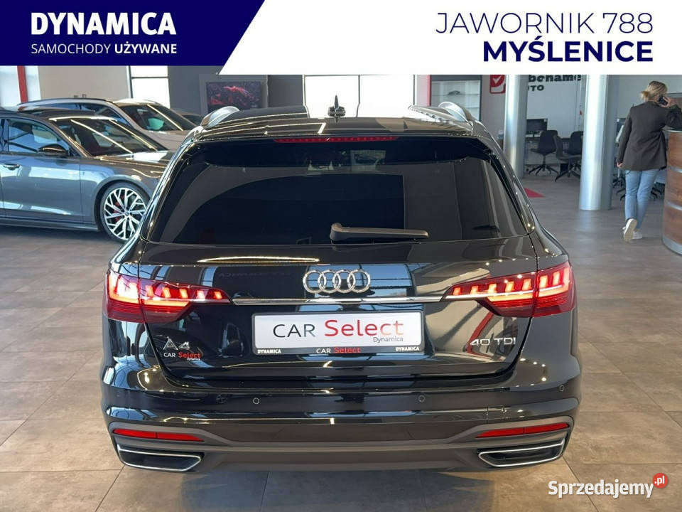 Audi A4 Avant 40TDI 204 Stronic 2022 r salon I elektrochrom. lusterko wst. Myślenice