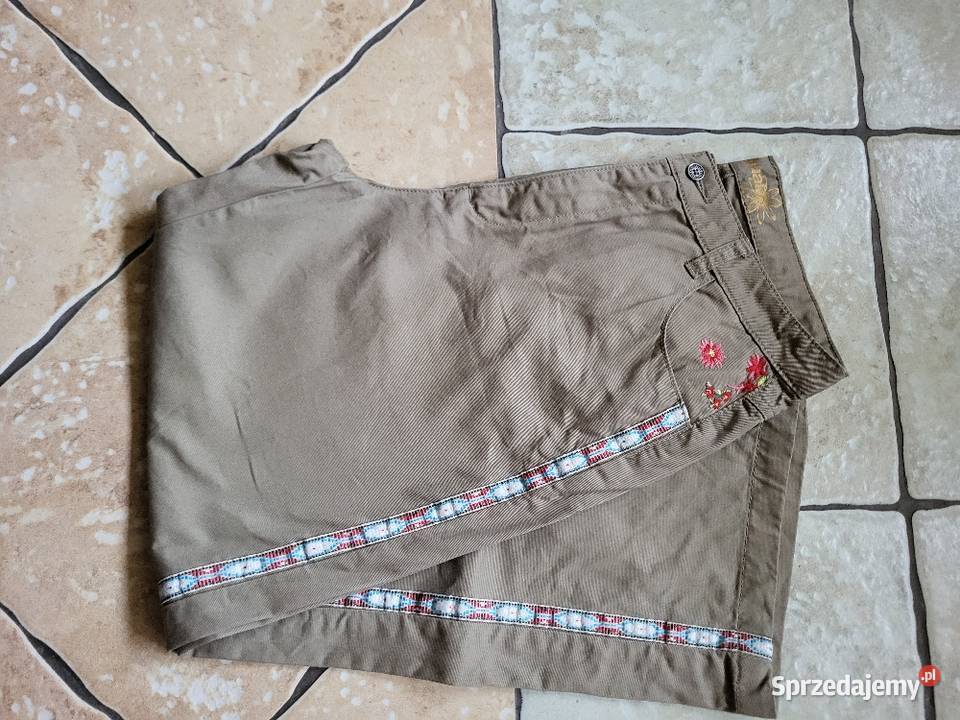 Spodnie 40 khaki Desigual Moda i Styl Jelenia Góra