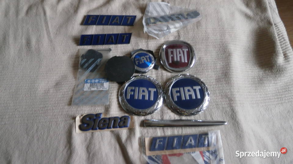 emblematy nazwa marki modelu fiat sprzedam Suwałki