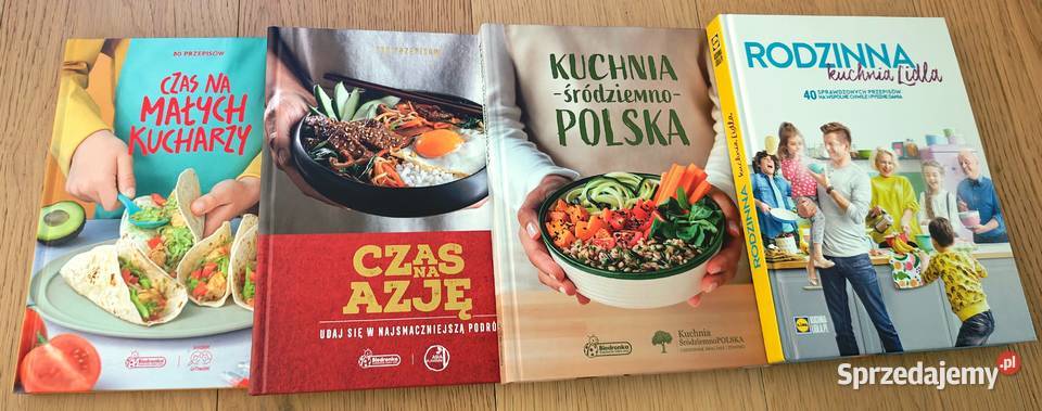 Książki kucharskie x 4 Toruń