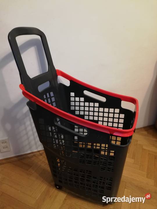 Kosz zakupowy na 4 kółkach Tanio mazowieckie Warszawa sprzedam