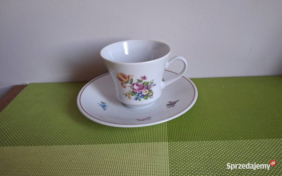 2 filiżanki ze spodkami z wzorem Bukiet Masona Antyki, Sztuka, Kolekcje Lublin sprzedam