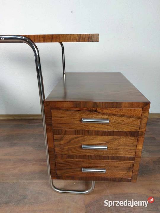 Biurko okleina orzech lakierowane polpolysk ICA