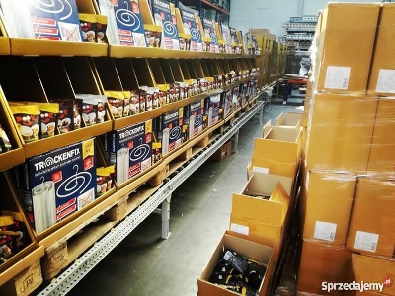 Przenośnik Łoże Paletowe Rolkowe Grawitacja Chojnice