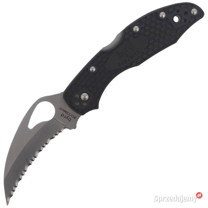 Nóż składany Spyderco Hawkbill Byrd FRN Black Warszawa