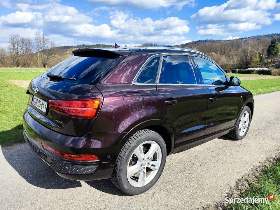 Audi Q3 20 TDI 184 Quattro S line ASO nieuszkodzony Gorlice