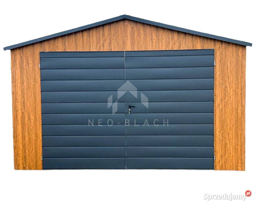 Garaż Blaszany 4x6m Brama Dwuskrzydłowa Jasny Tczew sprzedam