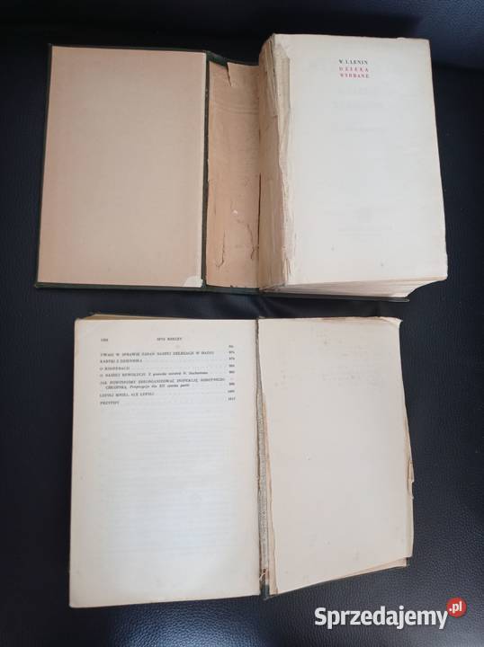 Lenin Dzieła wybrane w dwóch tomach Pozostałe Warszawa