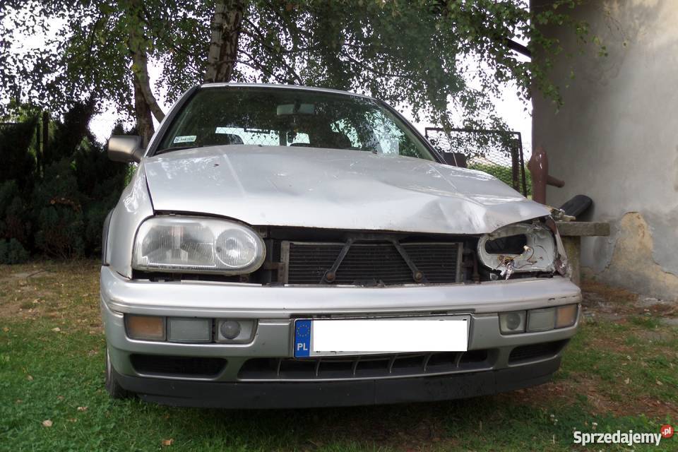 Volkswagen golf 3 90 19 TDI Rok produkcji 1995 Biały Kościół