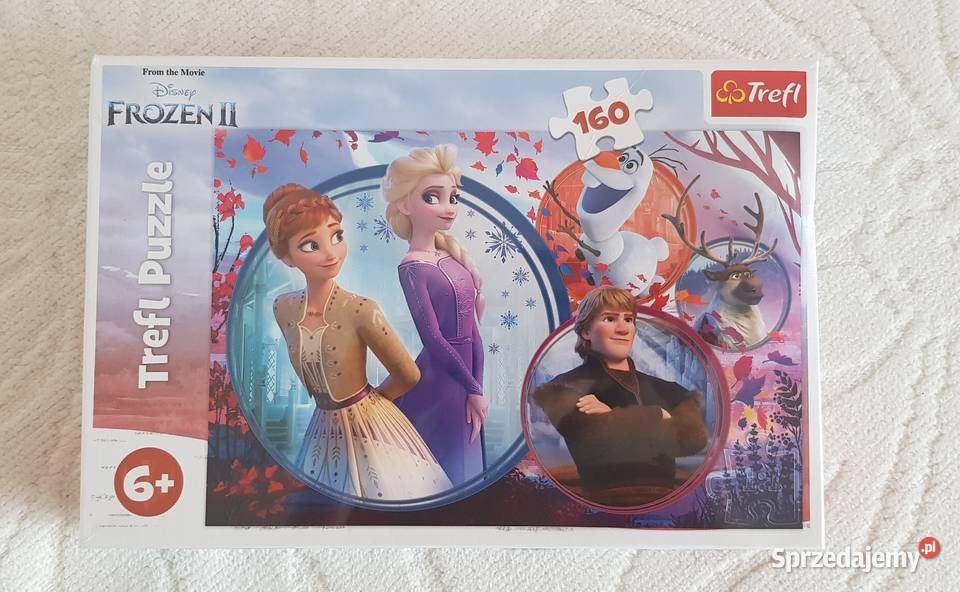 Nowe Puzzle 160 Siostrzana Przygoda Frozen Tref Warszawa