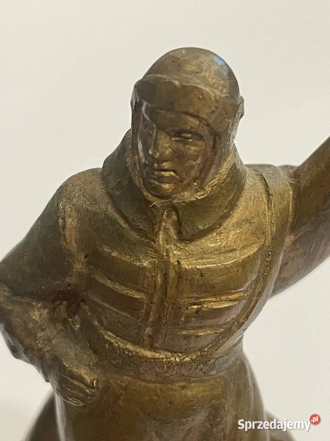 Figurka Lotnika z brązu Kraków sprzedam
