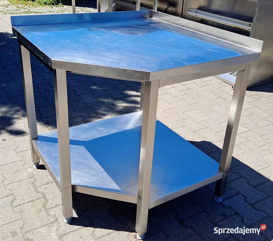 STÓŁ GASTRO NAROŻNY Z PÓŁKĄ 878785 M921N Nowe Skalmierzyce