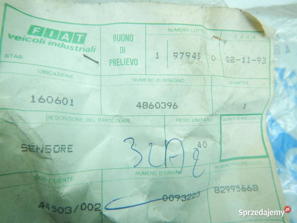 CZUJNIK POZIOMU SPRYSKIWACZY IVECO EUROTECH 91 sprzedam