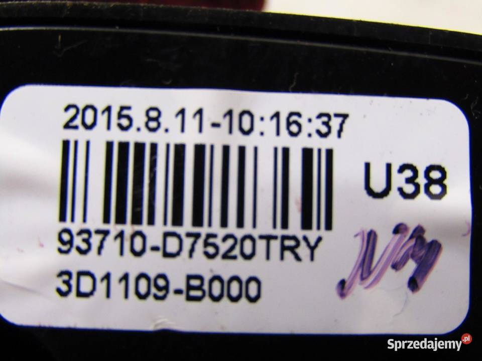 PANEL PRZEŁĄCZNIK REGULACJI ŚWIATEŁ HYUNDAI osobowe