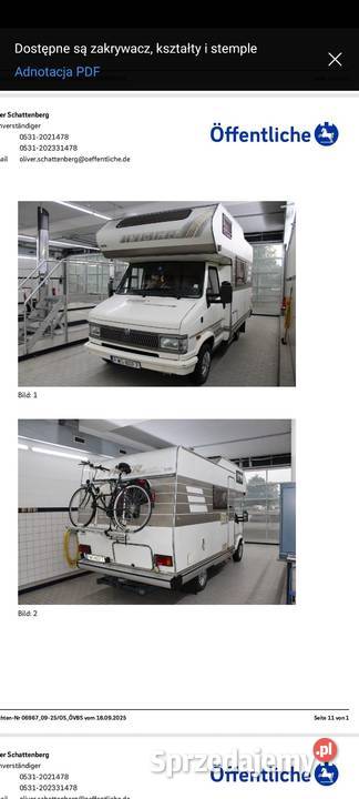 Fiat Ducato kamper 19 tdi Kampery Sława