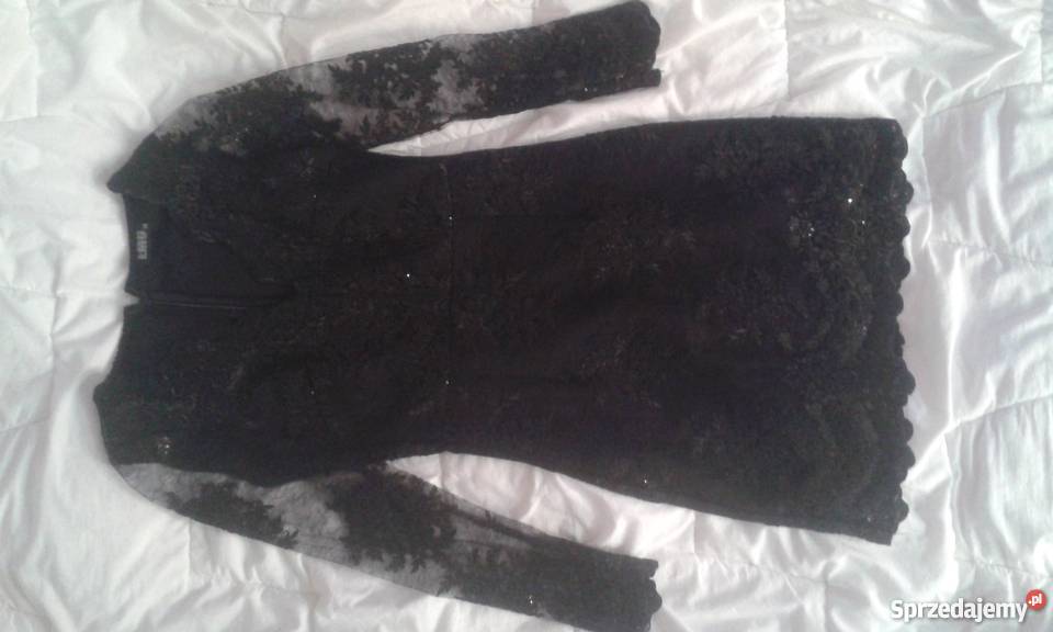 Sukienka koronkowa czarna