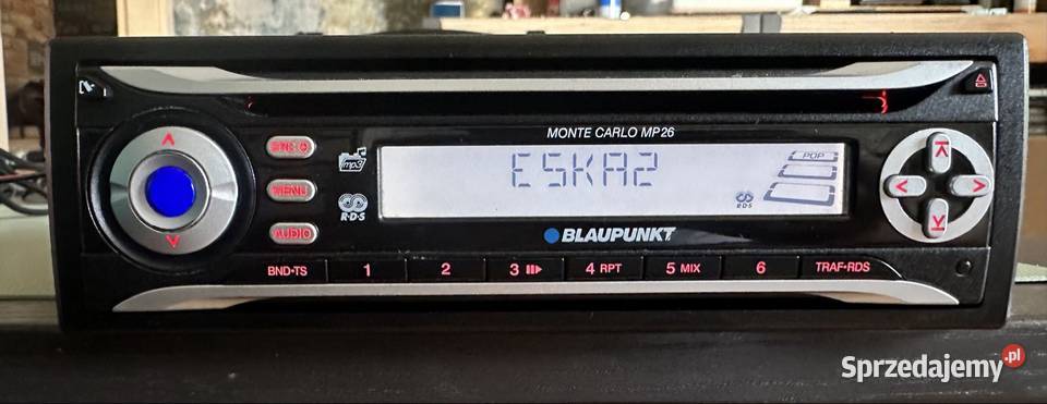 Radio samochodowe Blaupunkt Monte Carlo MP26 kujawsko-pomorskie Toruń