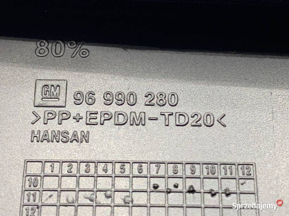 SCHOWEK KIEROWCY CHEVROLET CRUZE Hatchback Motoryzacja