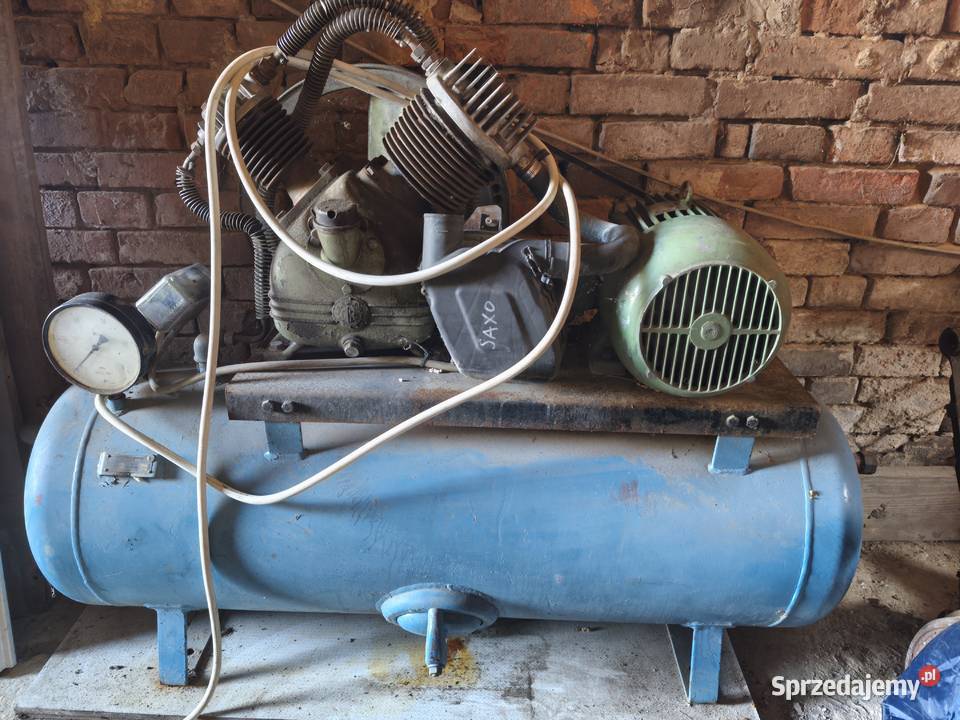 kompresor sprężarka dwutłokowa 220l dolnośląskie Trzebnica