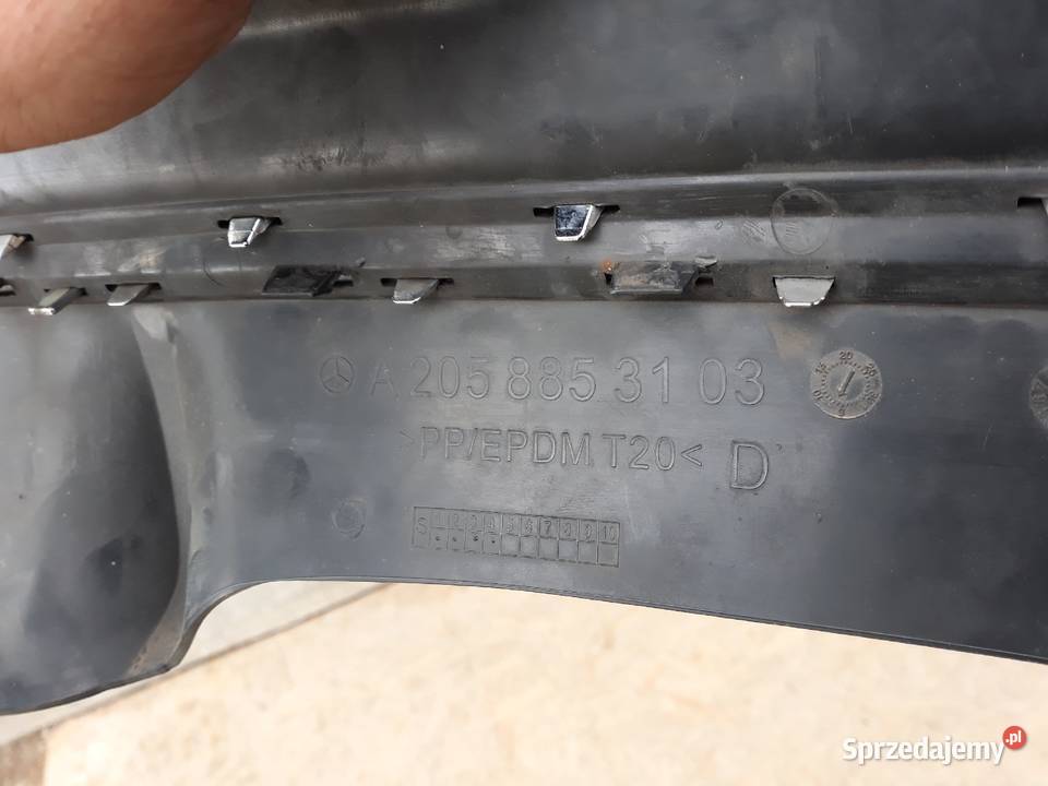 MERCEDES W205 AMG DYFUZOR SPOILER ZDERZAKA TYŁ