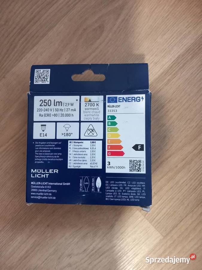 Muller Licht Żarówka LED E14 3pak Olkusz sprzedam
