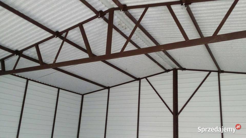 Garaże blaszane wzmocnione
