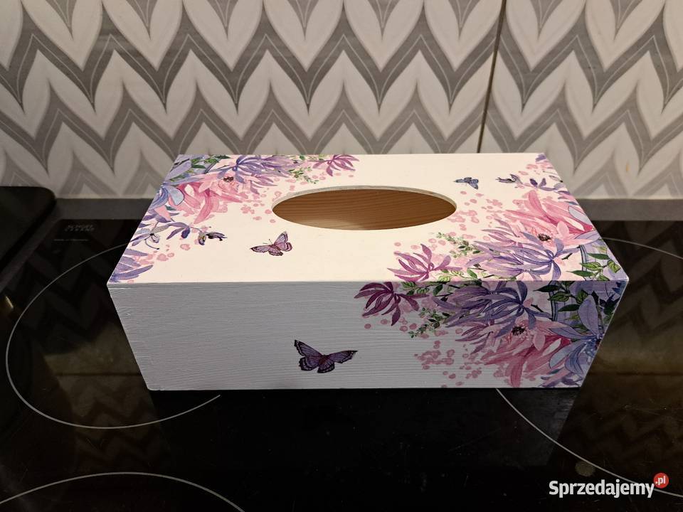 Chustcznik kwiaty motyle handmade Kędzierzyn-Koźle