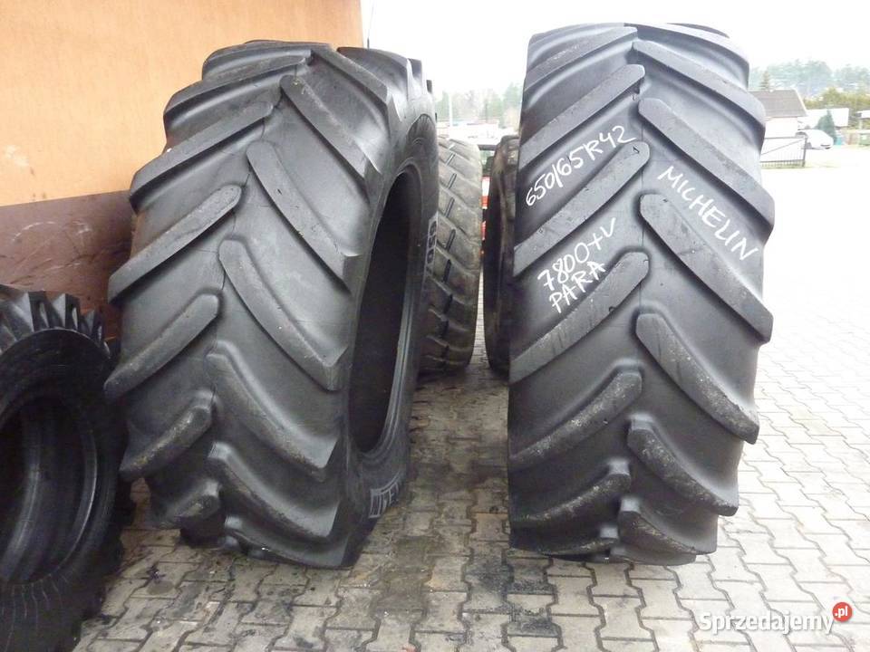 2x Opona używana rolnicza 65065R42 MICHELIN 2900 podlaskie Zaścianki