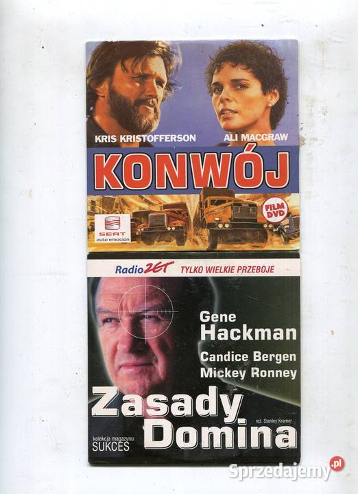 Zasady Domina i Konwój 2 filmy DVD DVD Szczecin