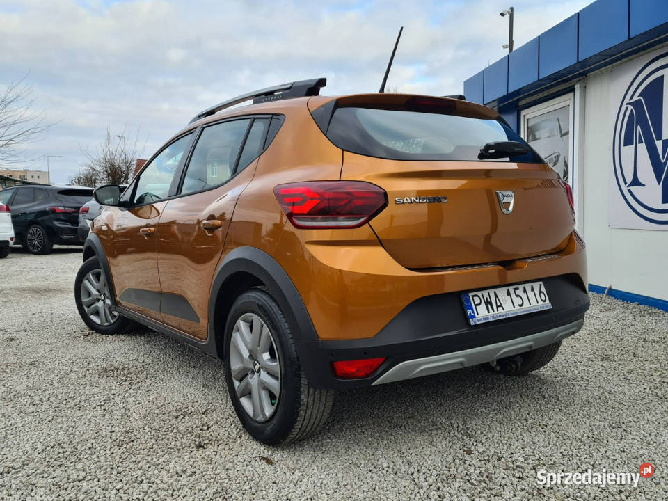Dacia Sandero Stepway GAZ Navi 2xPDC Kamera Full tempomat Wągrowiec sprzedam