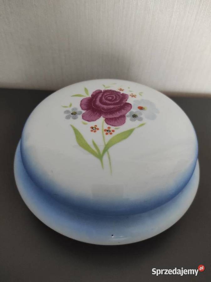Bomboniera szkatułka duża stara porcelana Białystok