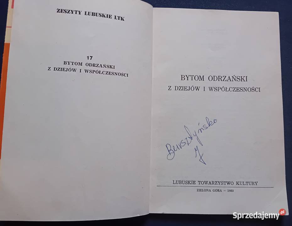 Bytom Odrzański Z dziejów i współczesności 1980