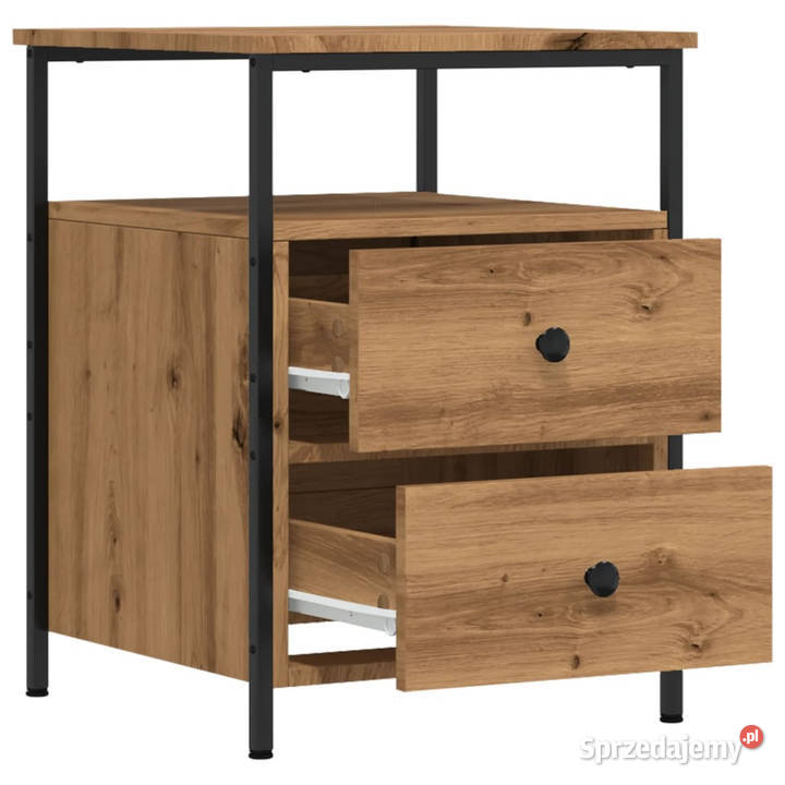 Szafka nocna dąb artisan 44x45x60 materiał