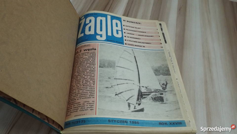 ŻAGLE MAGAZYN SPORTÓW WODNYCH 19731987 z Prlu Rok wydania 1972 sprzedam