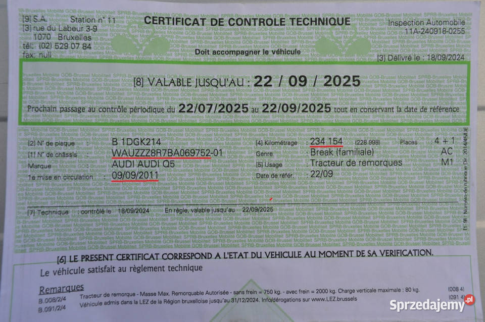 Audi Q5 20 TDI Quattro Automat BiXenon LED Navi lakier metallic Hrubieszów